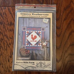Country Weathervane Quilt Pattern +Bears n Bees, 2 patterns